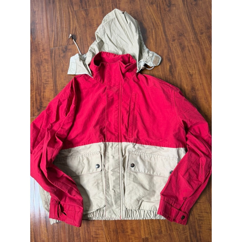 Polo Sport Ralph Lauren Mountain Jacket Red Windbreaker Sportsman Vintage SZ M